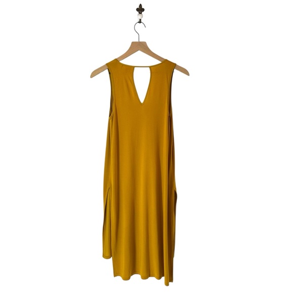 Anthropologie Akemi + Kin Longview Tunic Tank Top Mustard Yellow Sleeveless XS - Picture 3 of 8